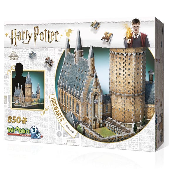 WREBBIT PUZZLE 3D LE CHÂTEAU DE POUDLARD LA GRANDE SALLE HARRY