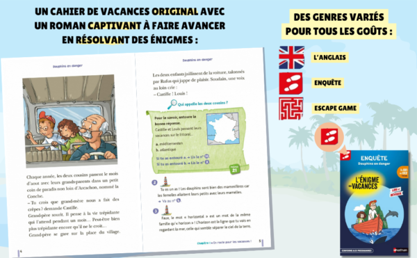 ENIGME DES VACANCES ESCAPE GAME DU CM1 AU CM2 - SUR L'ILE MAUDITE – Image 3