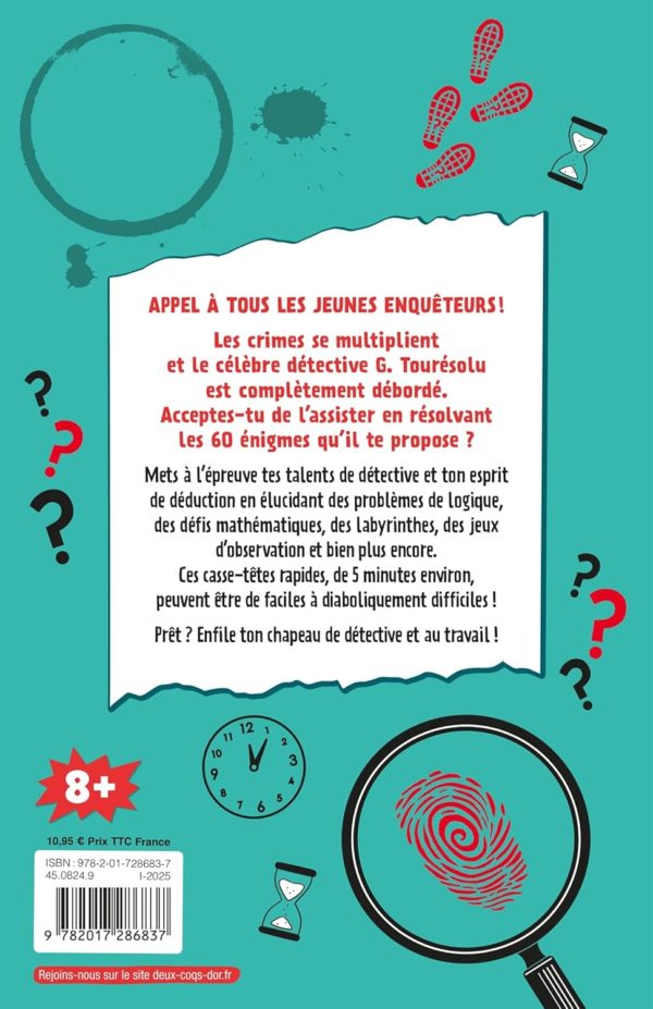 CLUEDUNNIT 60 ENIGMES POUR DETECTIVE JUNIOR – Image 2