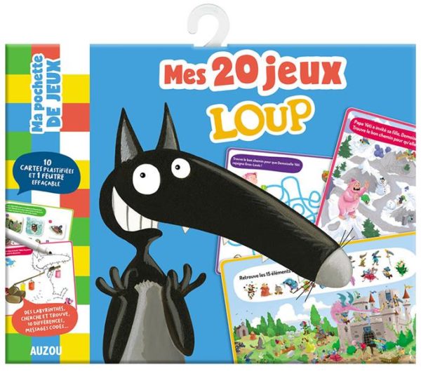 MES 20 JEUX AVEC LOUP - MA POCHETTE DE JEUX