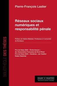 RESEAUX SOCIAUX NUMERIQUES ET RESPONSABILITE PENALE