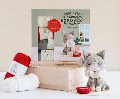 CROCHETEZ, ADOPTEZ, EXPOSEZ ! COFFRET CHAT : ASPEN LE MAINE COON