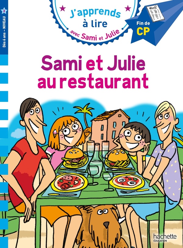 SAMI ET JULIE CP NIVEAU 3 - SAMI ET JULIE AU RESTAURANT