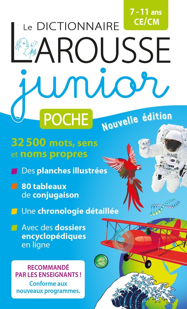 LE DICTIONNAIRE LAROUSSE JUNIOR POCHE - 7/11 ANS - CE/CM