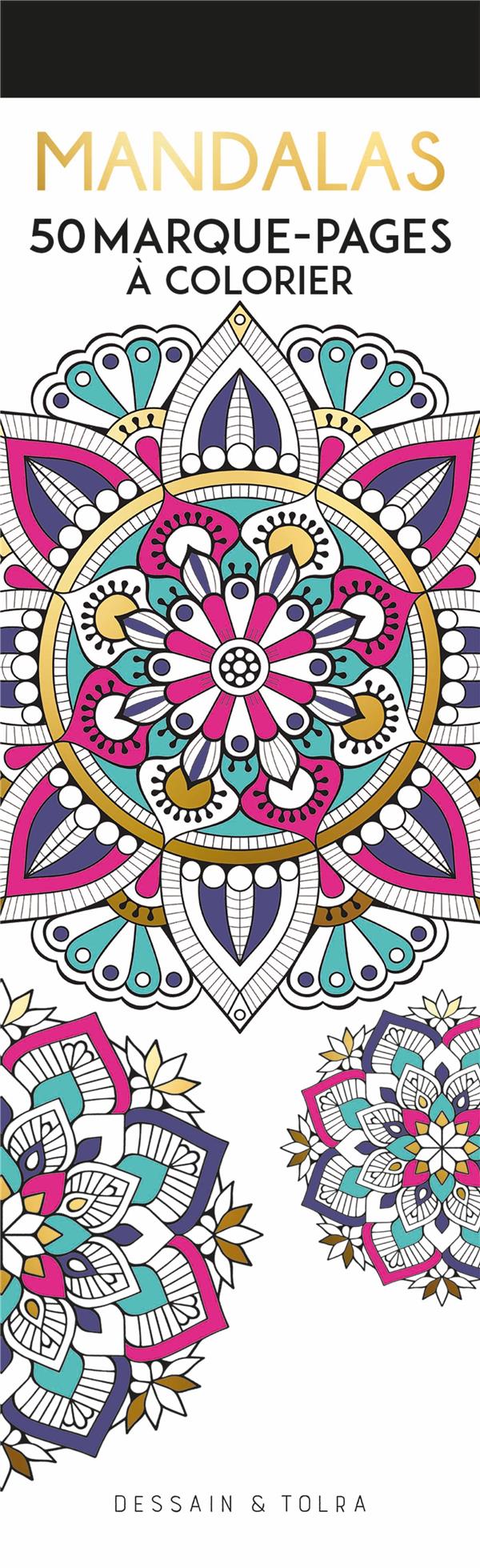 MARQUE-PAGES A COLORIER - MANDALAS