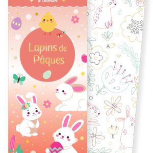 LAPINS DE PAQUES - MES PETITES CARTES A COLORIER - 35 ILLUSTRATIONS A PERSONNALISER