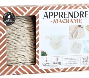 COFFRET APPRENDRE LE MACRAME