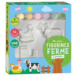 MES JOLIES FIGURINES FERME A PEINDRE
