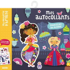 MES AUTOCOLLANTS - PRINCESSES DU MONDE - MA POCHETTE D'ARTISTE