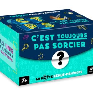 BOITE REMUE-MENINGES - C'EST TOUJOURS PAS SORCIER - BOITE AVEC CARTES