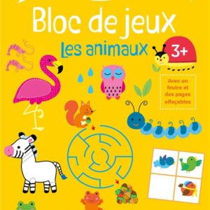ERPM BLOC AVEC SPIRALES ET FEUTRE - LES ANIMAUX
