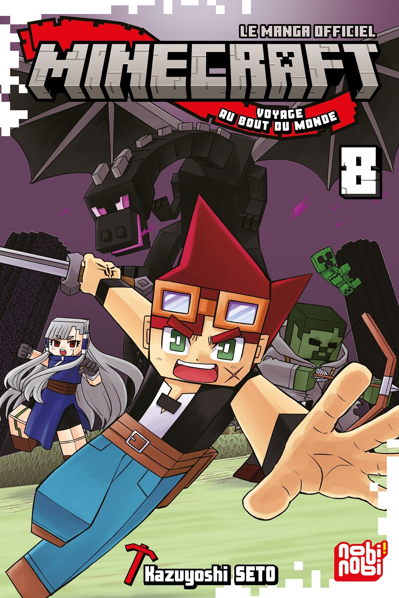 MINECRAFT, LE MANGA OFFICIEL - VOYAGE AU BOUT DU MONDE T08