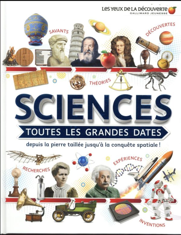 SCIENCES : TOUTES LES GRANDES DATES - DEPUIS LA PIERRE TAILLEE JUSQU'A LA CONQUETE SPATIALE !