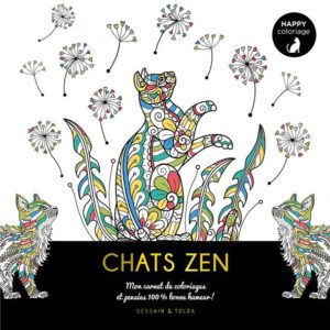 HAPPY COLORIAGE CHATS ZEN