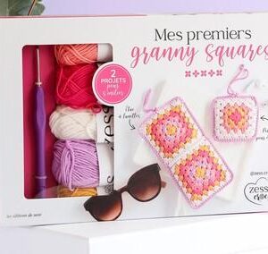 COFFRET MES PREMIERS GRANNY SQUARE