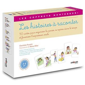 LES HISTOIRES A RACONTER - LIVRET ACCOMPAGNE DE 90 CARTES POUR ORGANISER LA PENSEE, SE REPERER DANS