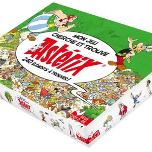 MON JEU CHERCHE ET TROUVE ASTERIX - COFFRET AVEC PLATEAU ET CARTES