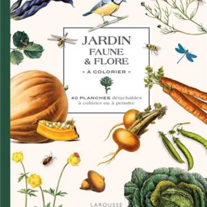 JARDIN FAUNE ET FLORE A COLORIER