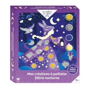 MES CREATIONS A PAILLETER FEERIE NOCTURNE - COFFRET AVEC ACCESSOIRES
