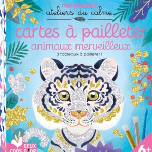 PAILLETTES ANIMAUX MERVEILLEUX - MINI-BOITE AVEC ACCESSOIRES