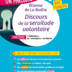 DISCOURS SERVITUDE VOLONTAIRE