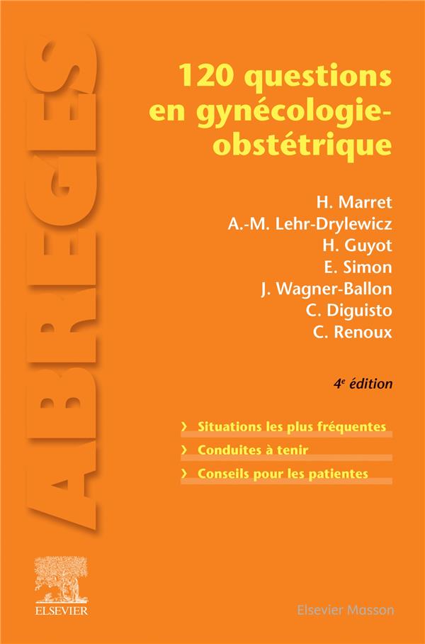 120 QUESTIONS EN GYNECOLOGIE-OBSTETRIQUE