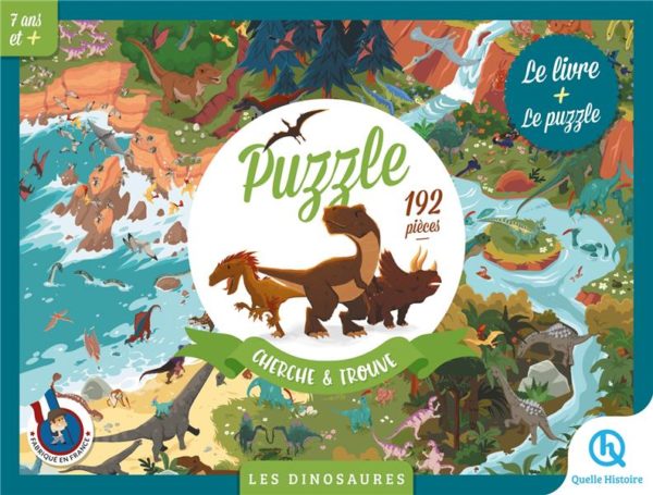 PUZZLE CHERCHE ET TROUVE - LES DINOSAURES (2NDE ED)