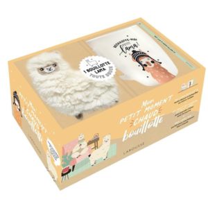 COFFRET MON PETIT MOMENT CHAUD BOUILLOTTE LAMA