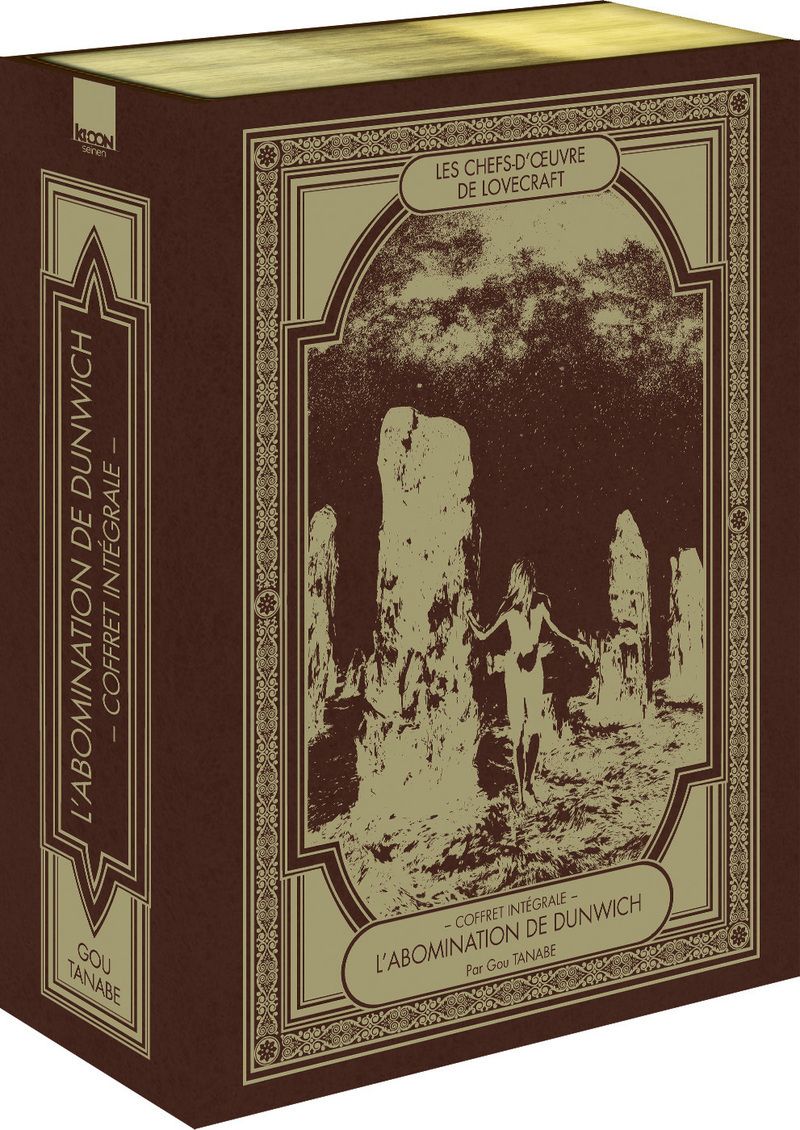COFFRET LES CHEFS-D'OEUVRE DE LOVECRAFT - L'ABOMINATION DE DUNWICH VOL. 1 A 3