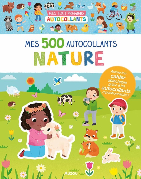 MES 500 AUTOCOLLANTS NATURE